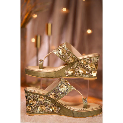 House of Vian Blossom Treasure Wedges Heels