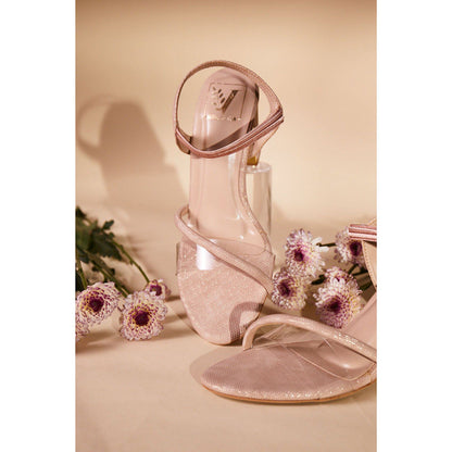 House of Vian Sabrina Rose Gold Sandals Heels