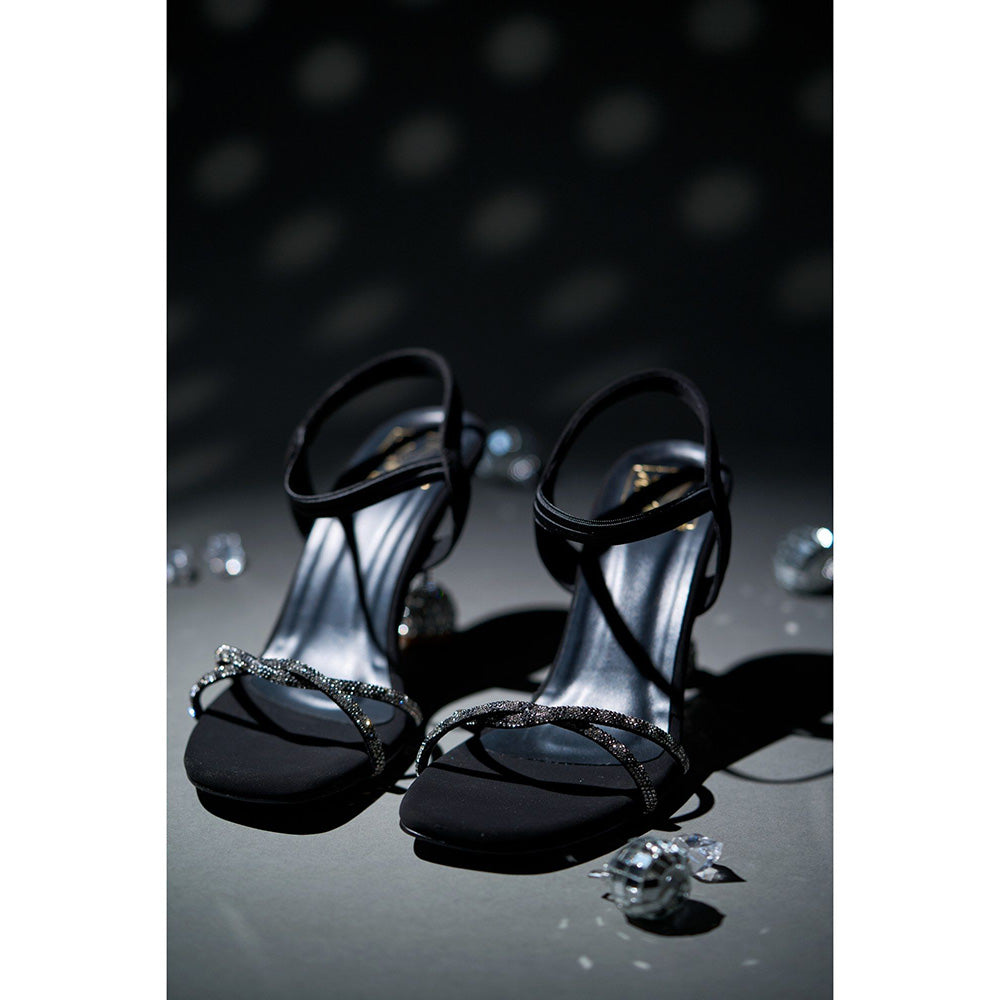 House of Vian Madonna Black Sandals Heels