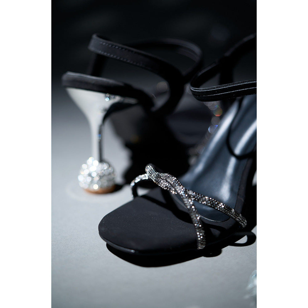 House of Vian Madonna Black Sandals Heels