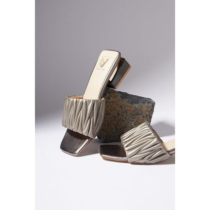 House of Vian Matilda Metal Sandals Heels