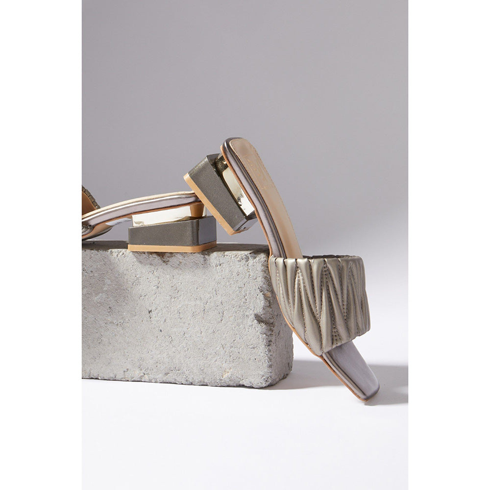 House of Vian Matilda Metal Sandals Heels