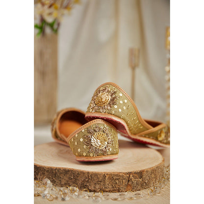 House of Vian Blossom Treasure Gold Juttis