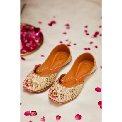 House of Vian Gulmohar Multi-Color Juttis