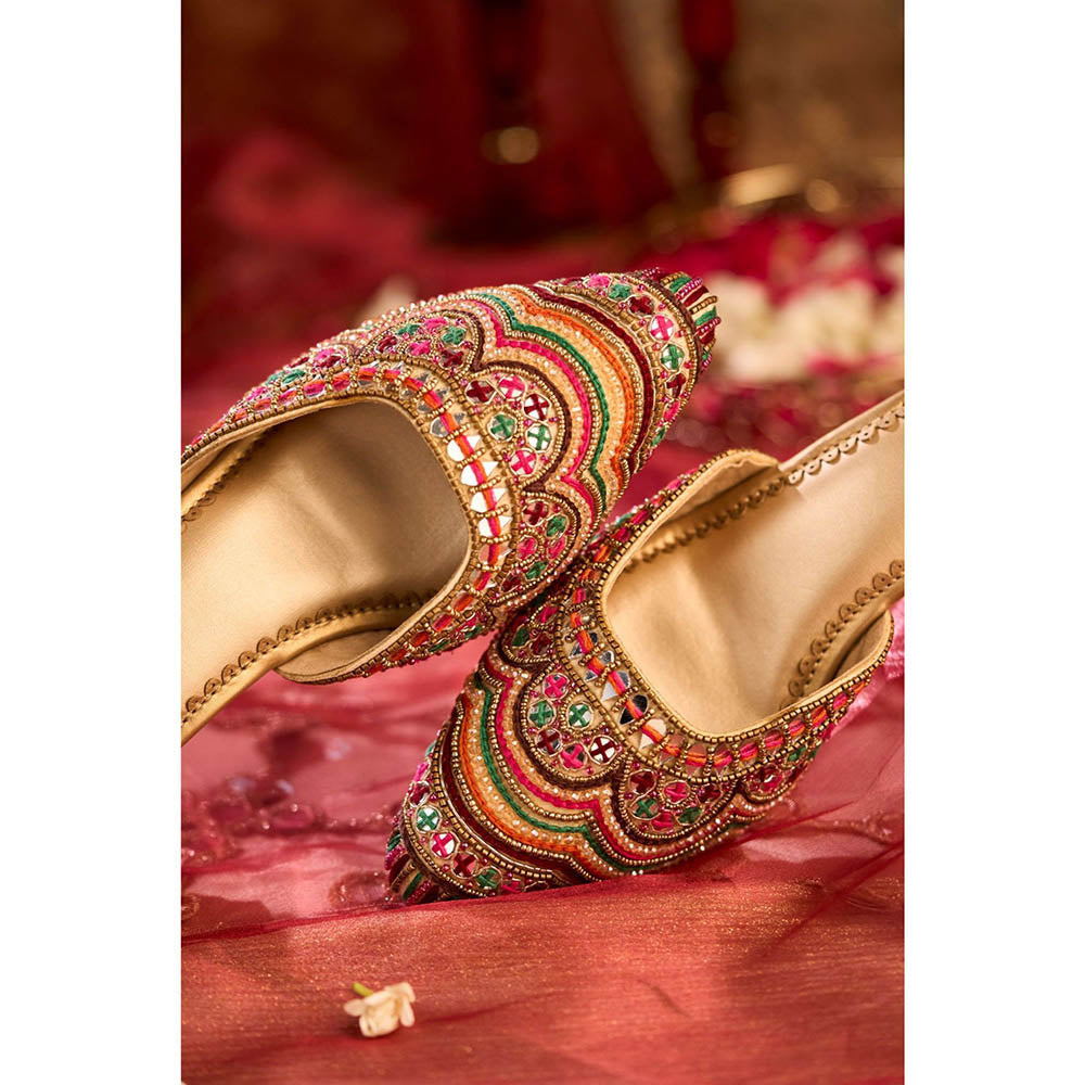 House of Vian Suhani Multi-Color Mules