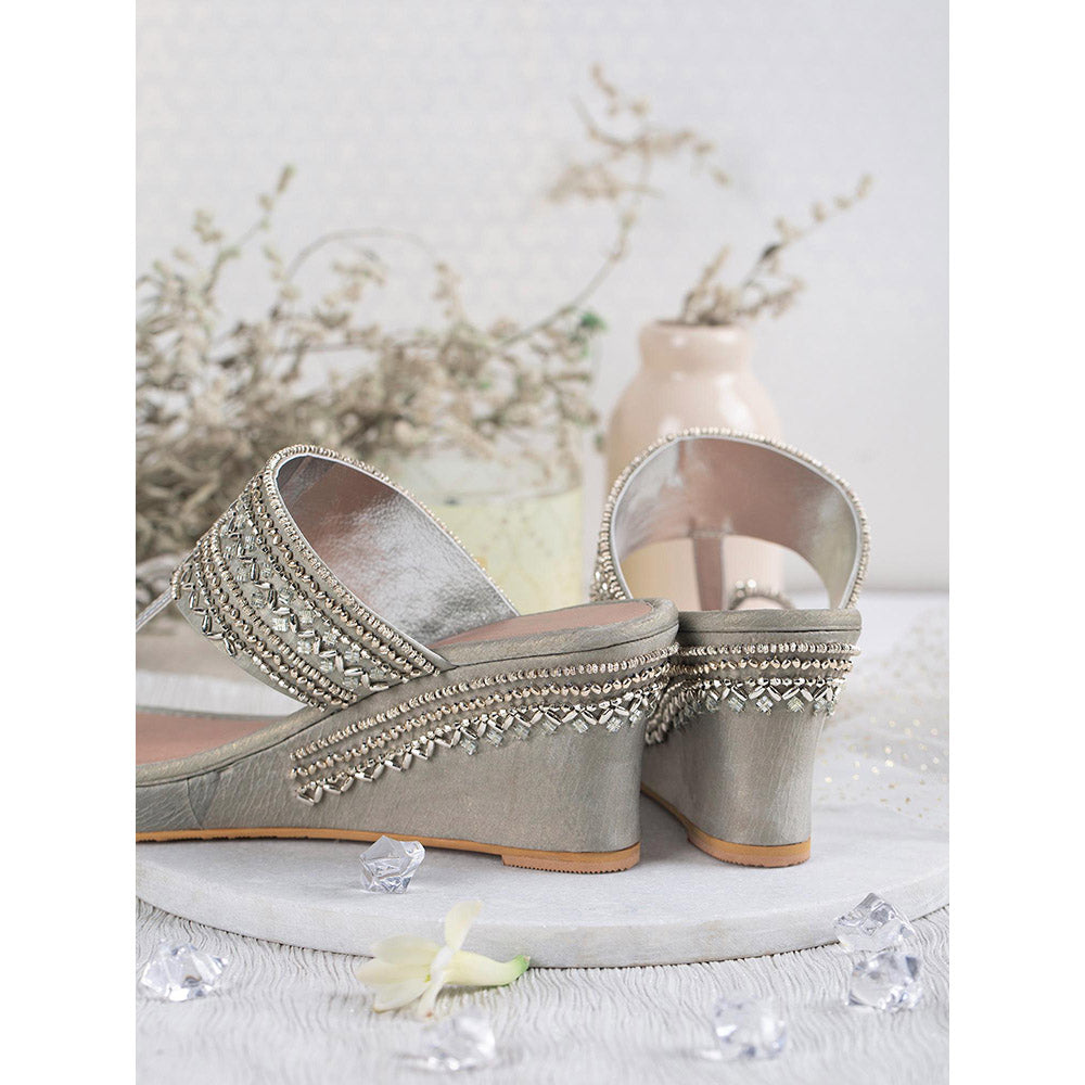House of Vian Silver Tara Wedges