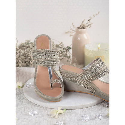 House of Vian Silver Tara Wedges