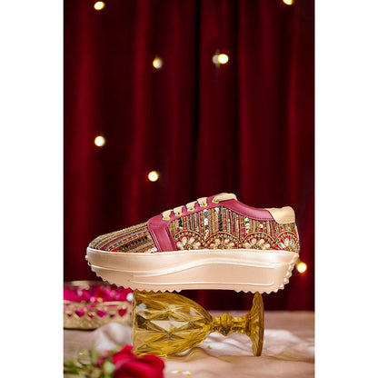 House of Vian Pink Regalia Sneakers