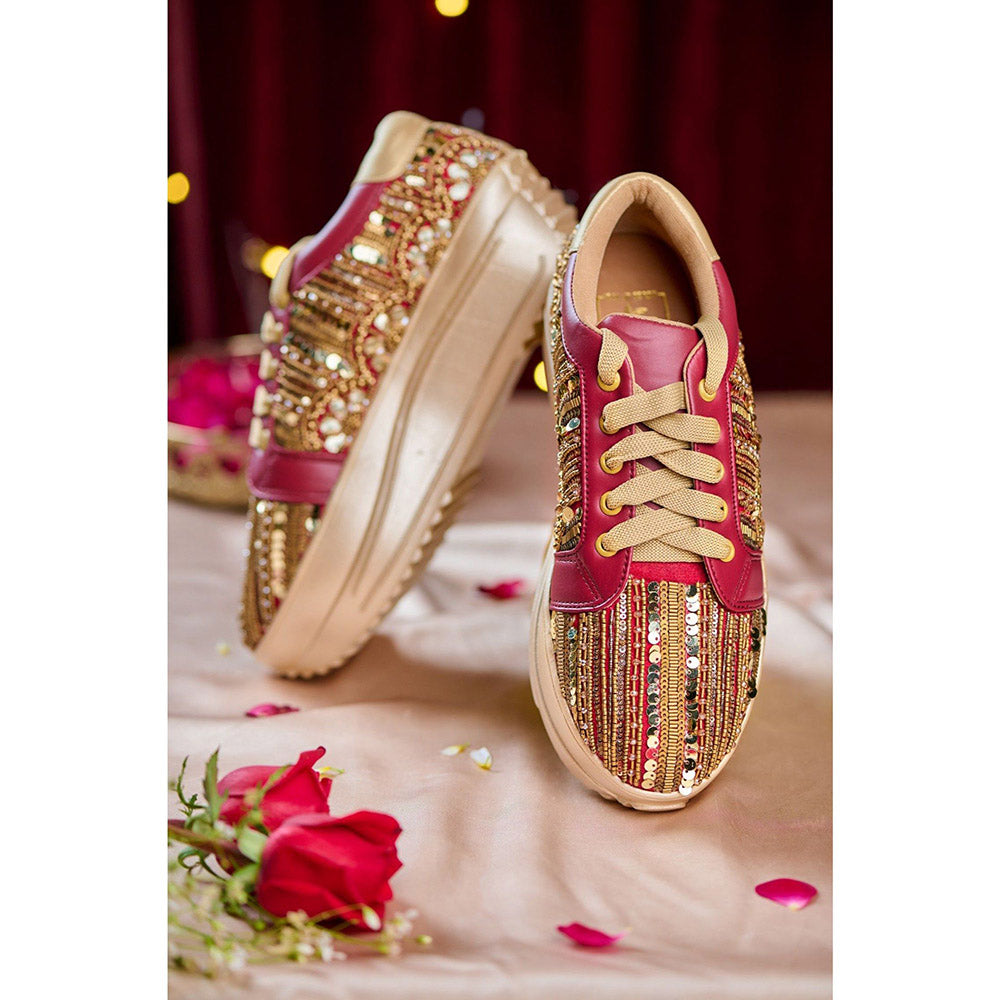 House of Vian Pink Regalia Sneakers