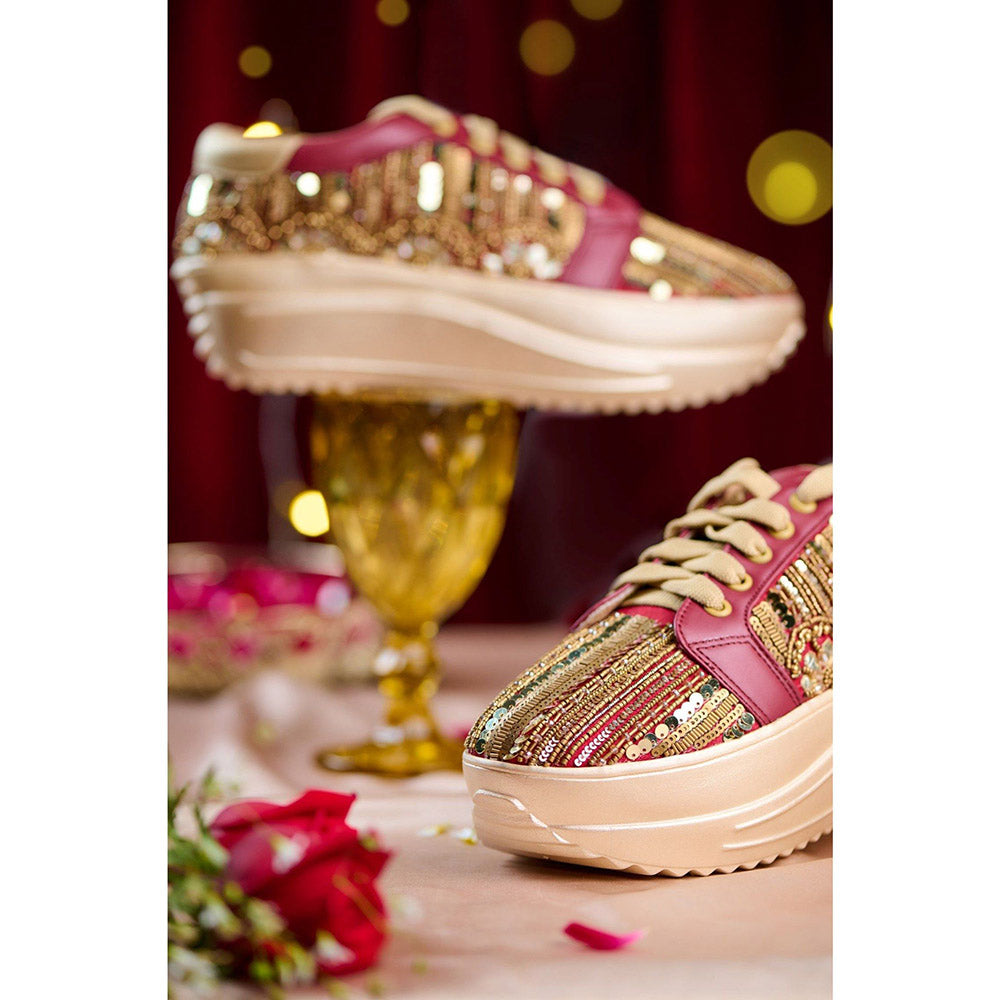 House of Vian Pink Regalia Sneakers