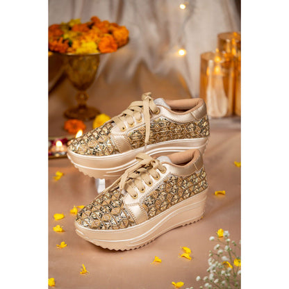House of Vian Gold Majesties Sneakers
