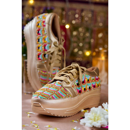 House of Vian Multi-Colour Empress Sneakers