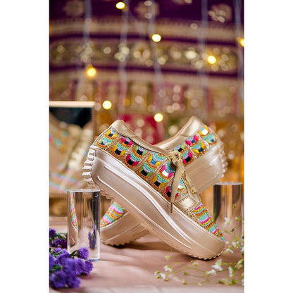 House of Vian Multi-Colour Empress Sneakers