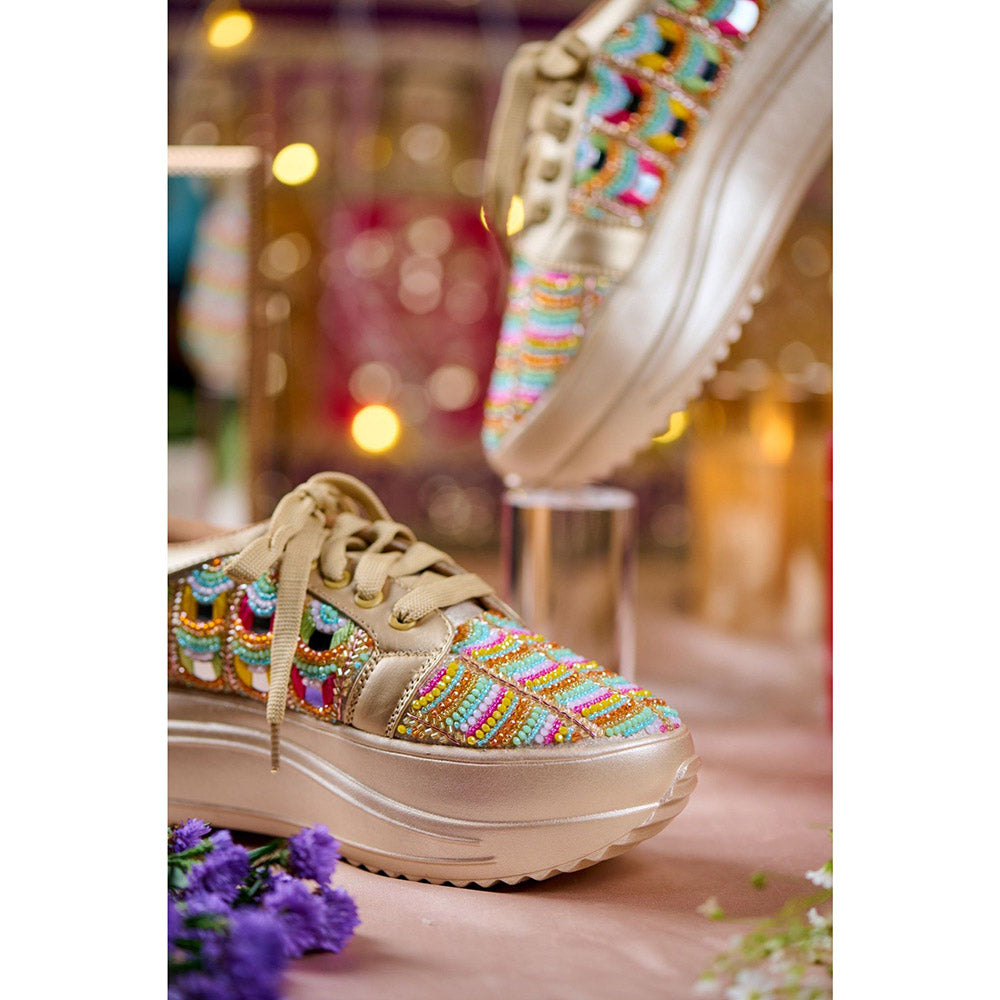 House of Vian Multi-Colour Empress Sneakers
