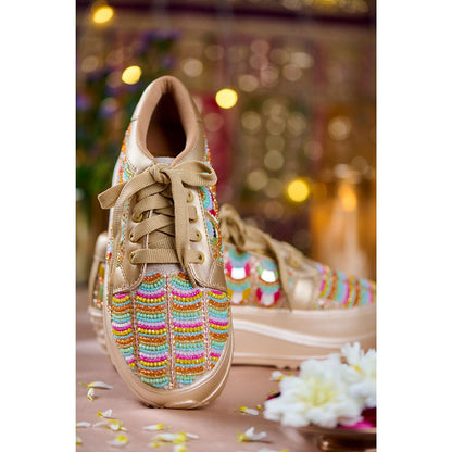 House of Vian Multi-Colour Empress Sneakers