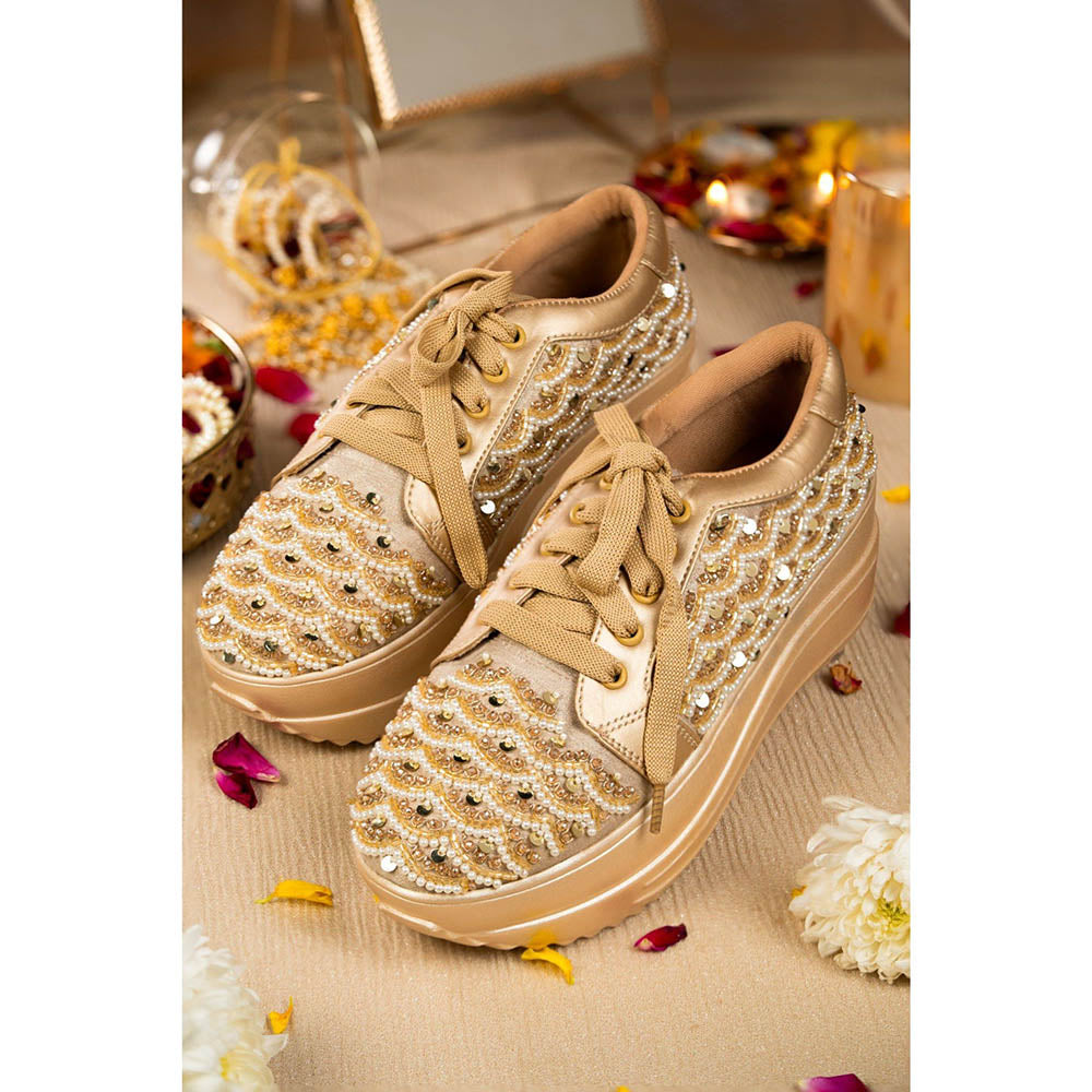 House of Vian Gold Celeste Sneakers
