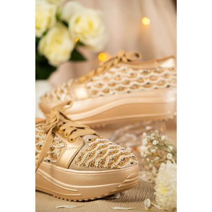 House of Vian Gold Celeste Sneakers