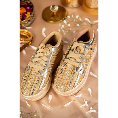 House of Vian Gold Dust Sneakers