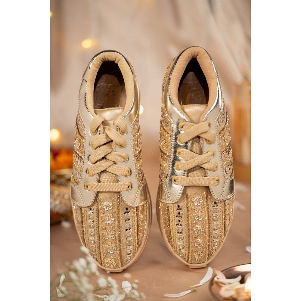 House of Vian Gold Dust Sneakers