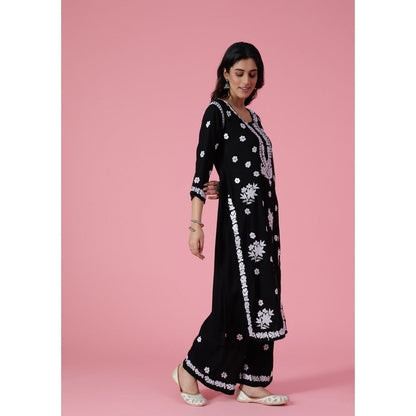 Chikankari Woven Kurta Set
