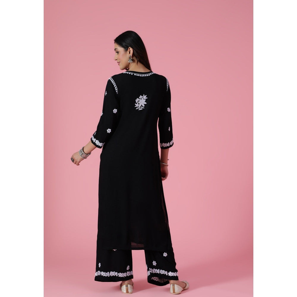 Chikankari Woven Kurta Set
