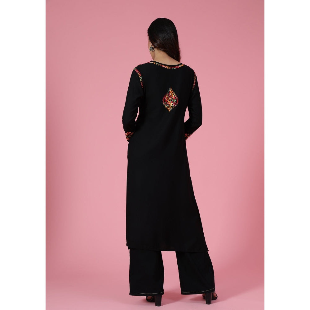 Chikankari Woven Long Kurta