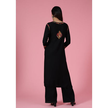 Chikankari Woven Long Kurta