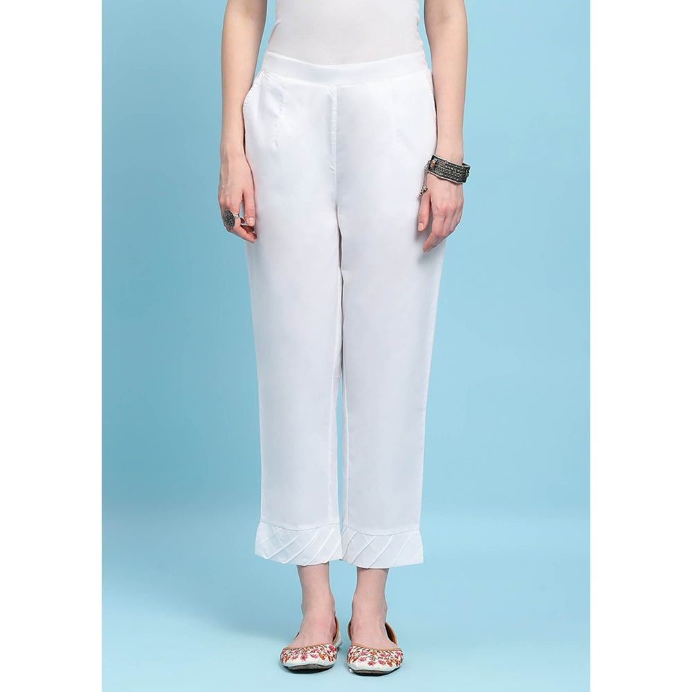HOC Crafts Hand Embroidered Woven Pant