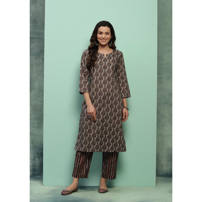 Chikankari Printed Kurta Set