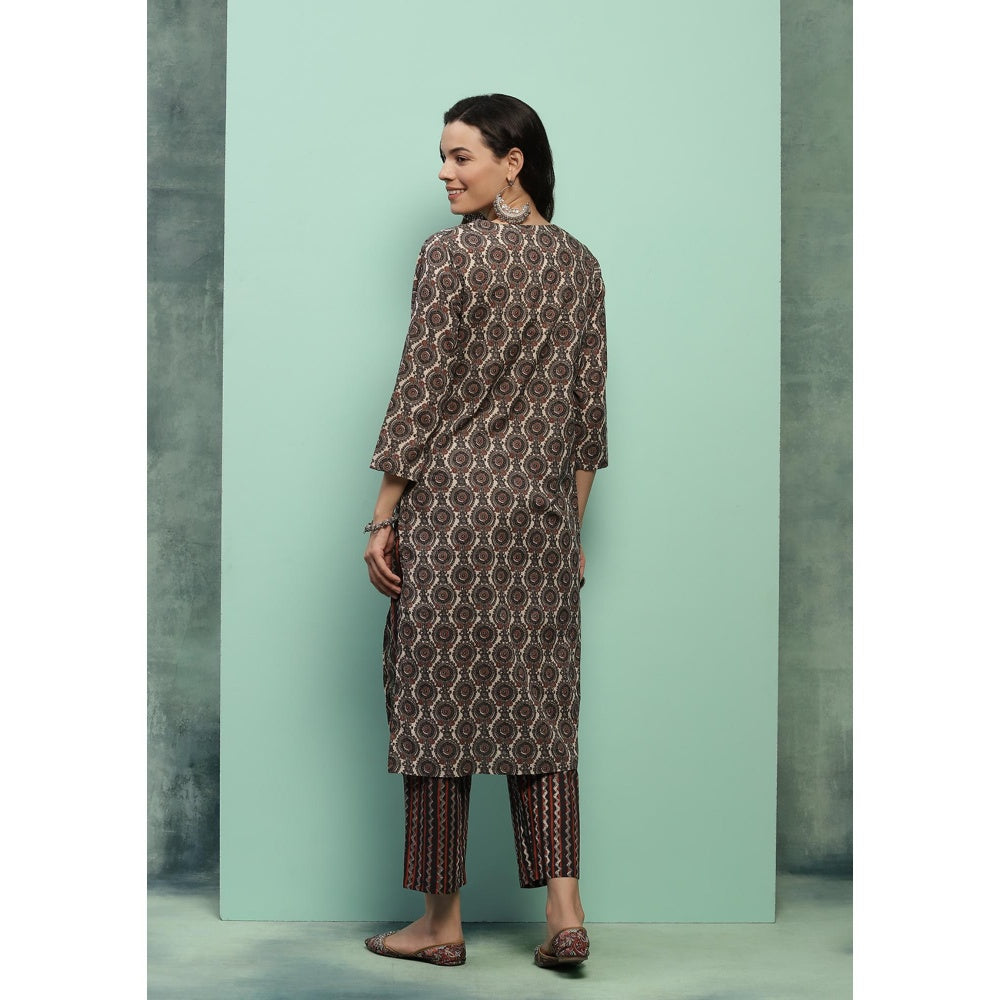 Chikankari Printed Kurta Set