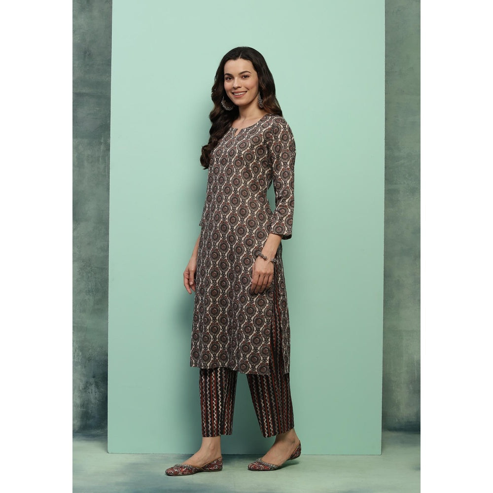 Chikankari Printed Kurta Set