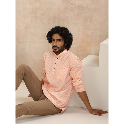 Printed Woven Short Kurta