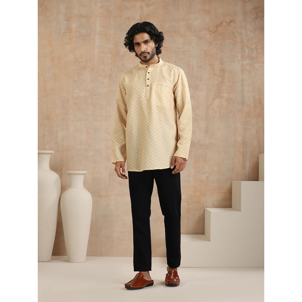 Printed Woven Short Kurta