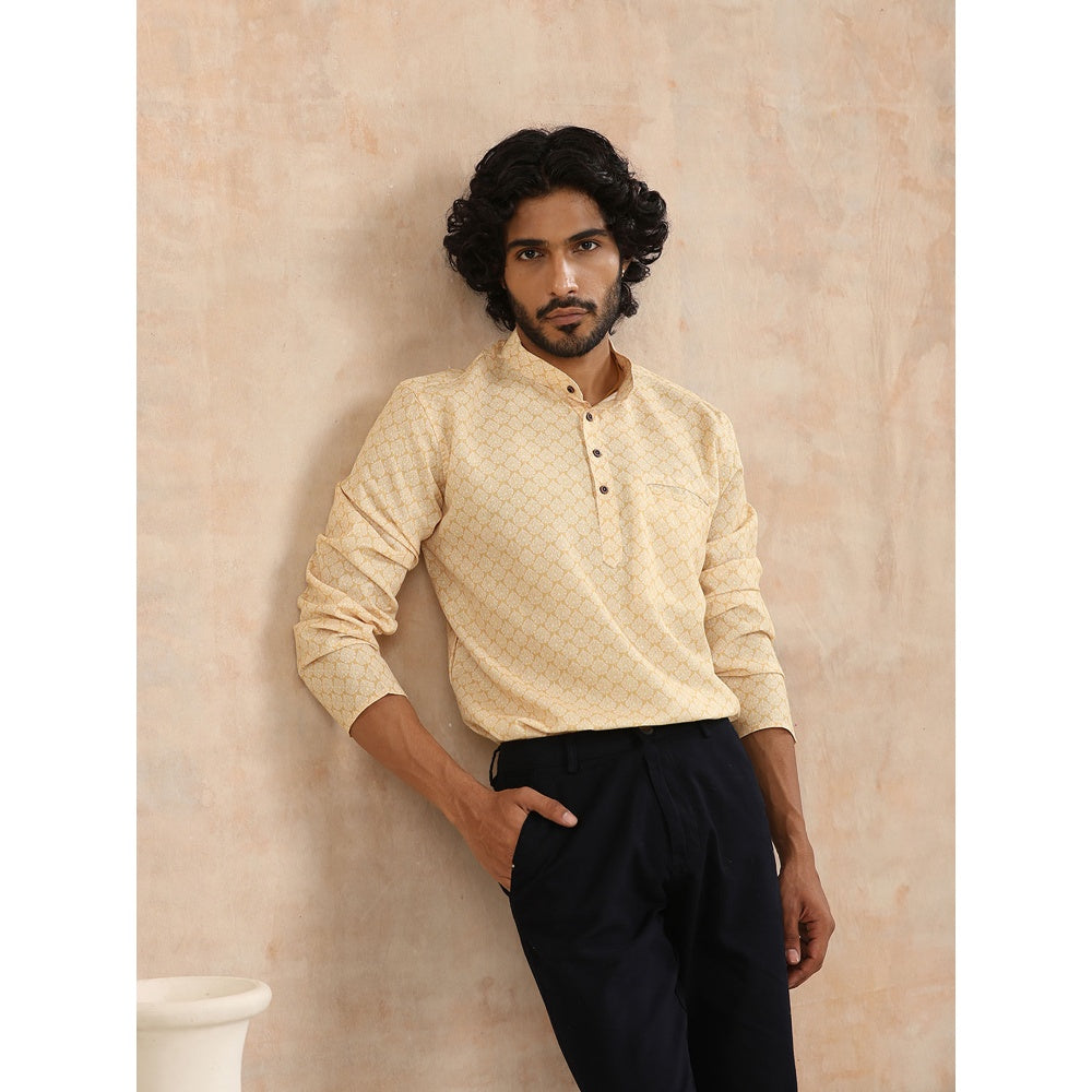 Printed Woven Short Kurta