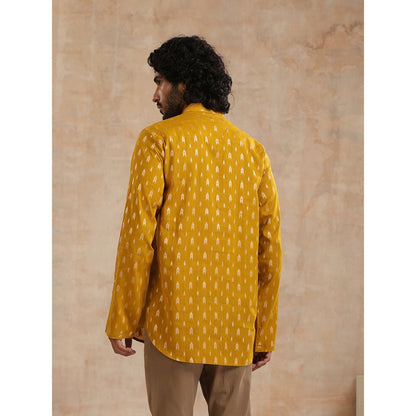Embroidered Woven Short Kurta