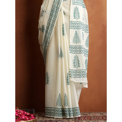 HOC Crafts Hand Block Printed Saree