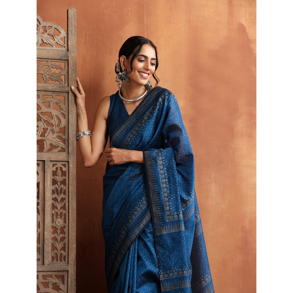 HOC Crafts Hand Block Printed Saree