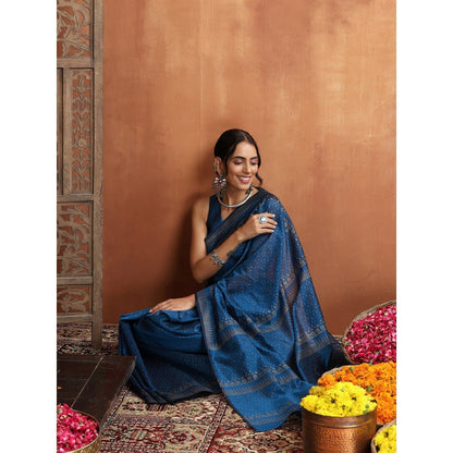 HOC Crafts Hand Block Printed Saree