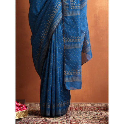 HOC Crafts Hand Block Printed Saree