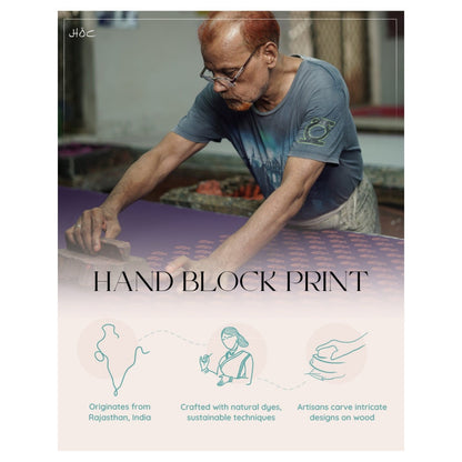 HOC Crafts Hand Embroidered Printed Short Kurta