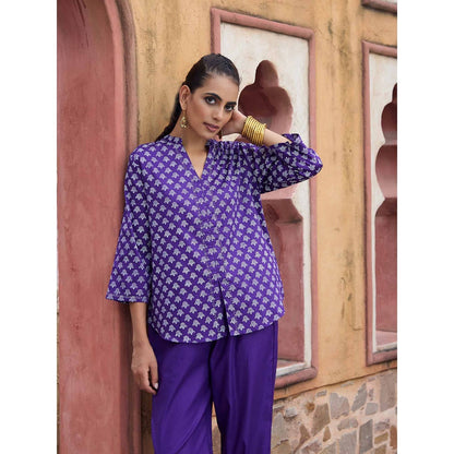 HOC Crafts Hand Embroidered Printed Short Kurta