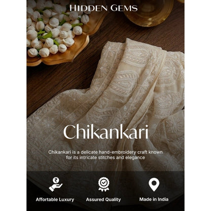 Chikankari Modal Straight Kurta