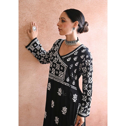 Chikankari Modal Straight Kurta