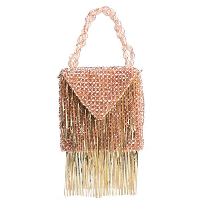 House Of Kosha Natali Golden Embellished Mini Handbag