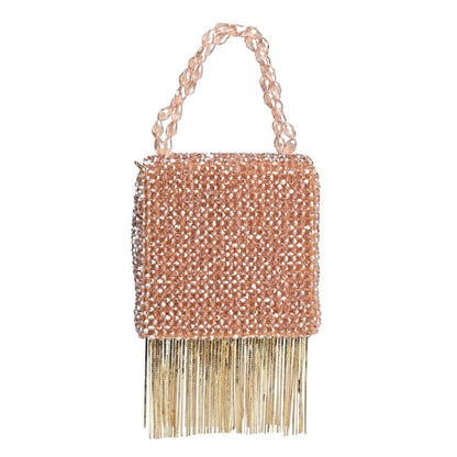 House Of Kosha Natali Golden Embellished Mini Handbag