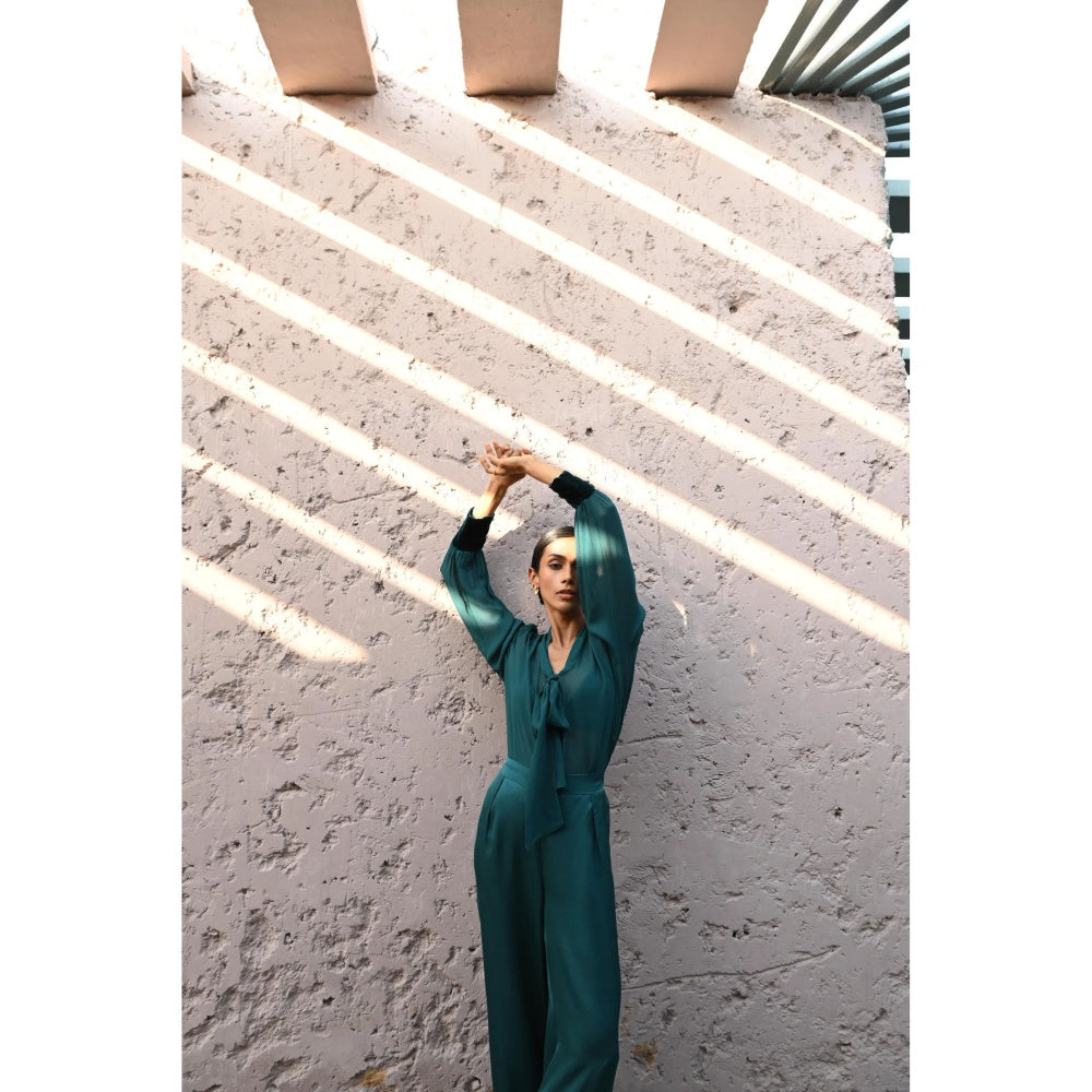 House of duti Bare Green Solid Co-Ord (Set of 2)
