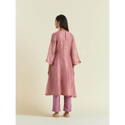 Ikshita Choudhary Dusty Rose Gold Kurta