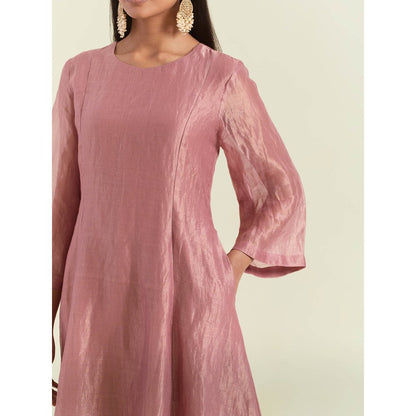 Ikshita Choudhary Dusty Rose Gold Kurta