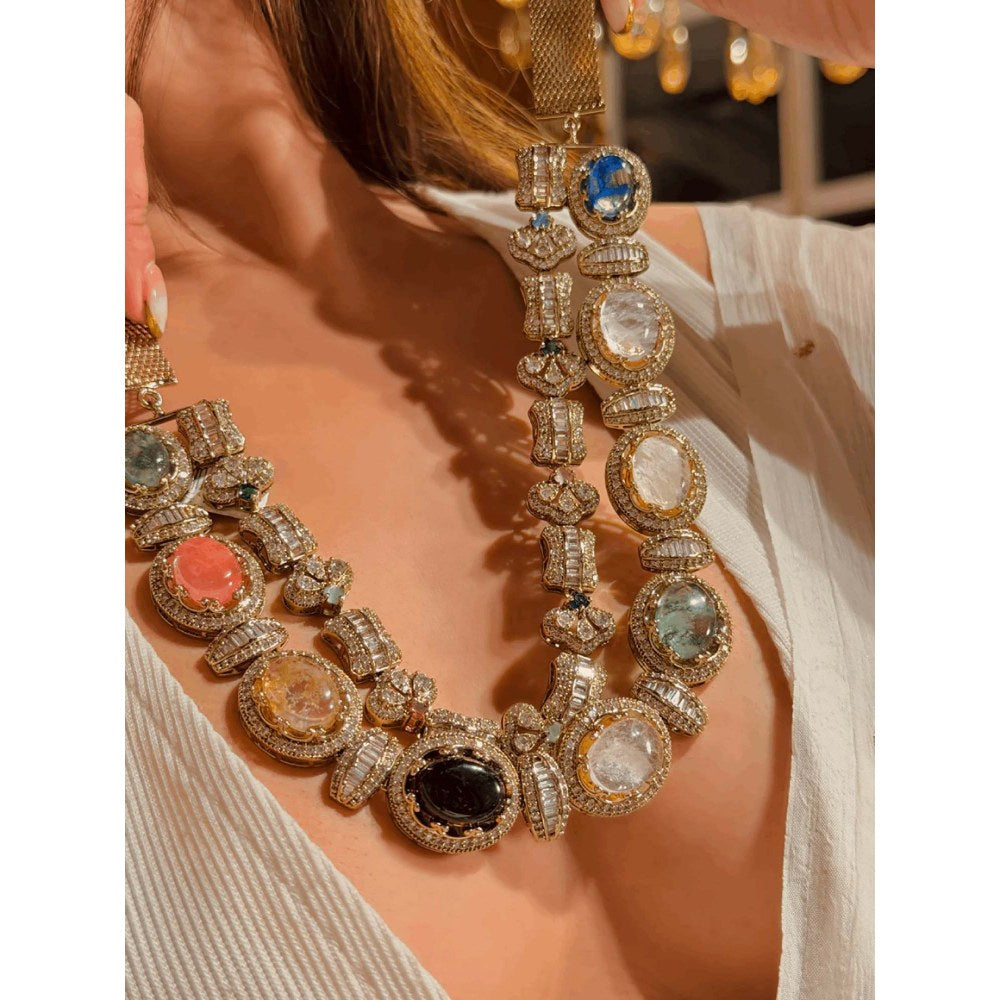 ILLUMINATE JEWELLERY Aura Elizabeth Necklace with Earrings