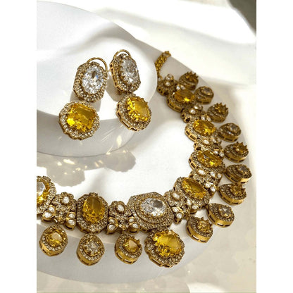 ILLUMINATE JEWELLERY Marina Opalina Necklace with Earrings